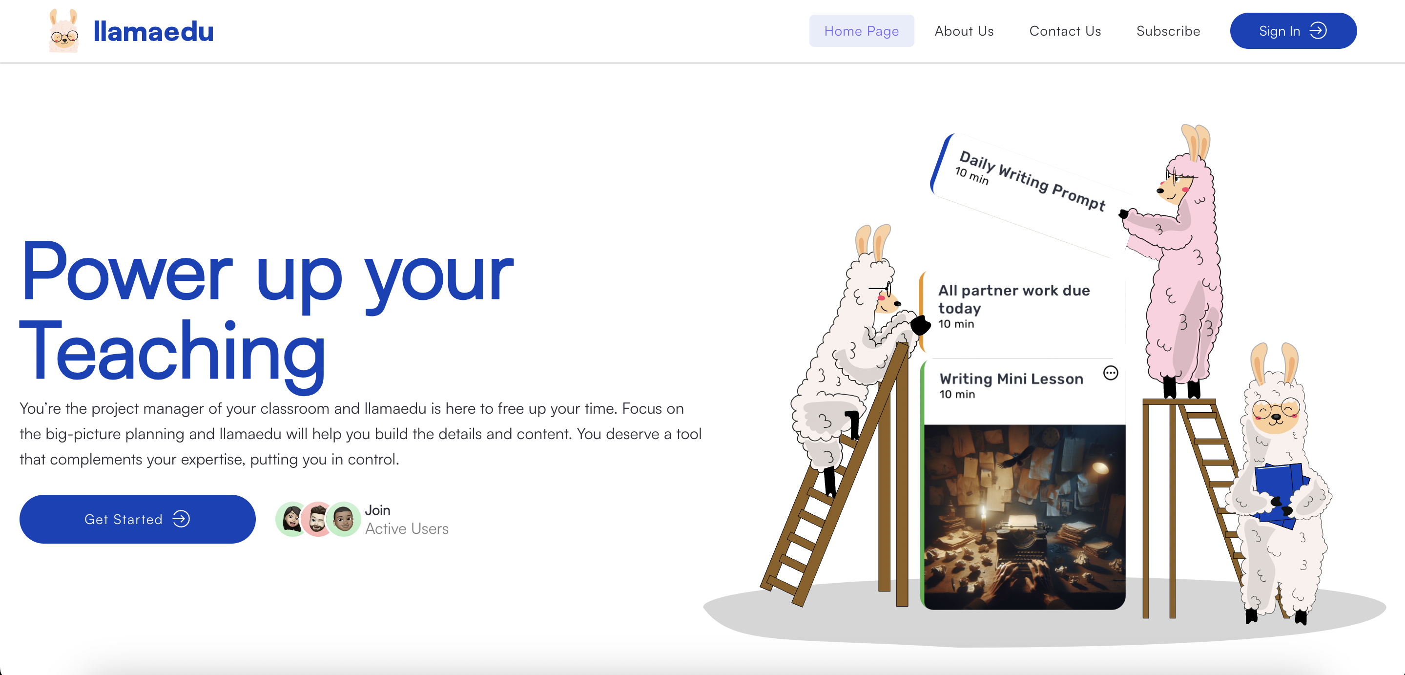 Llamaedu Screenshot